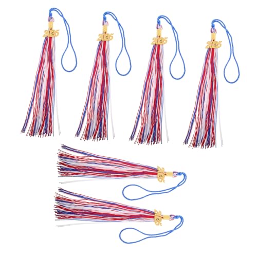 WEKAMOS 6 Stück Graduation Tassels Teiliges und Dekoration für Abschlussfeiern Zeremonien und Partys Einfache Anbringung Am Abschluss Hut WEKAMOS 6 Stück Graduation Tassels Teiliges und Dekoration für Abschlussfeiern Zeremonien und Partys Einfache Anbringung Am Abschluss Hut von WEKAMOS