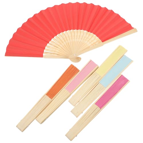 WEKAMOS 6 Stück Handfächer aus Papier und DIY Faltfächer für Blanko Fächer für Partys Hochzeiten und Kreative Dekorationen WEKAMOS 6 Stück Handfächer aus Papier und DIY Faltfächer für Blanko Fächer für Partys Hochzeiten und Kreative Dekorationen von WEKAMOS