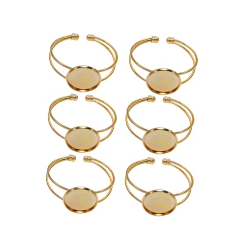 WEKAMOS 6 Stück Kupfer Y Förmige Einstellbare Armschmuck Basen für DIY Anhänger Armbänder Schmuckherstellung Langlebig Rostfrei Goldfarben WEKAMOS 6 Stück Kupfer Y Förmige Einstellbare Armschmuck Basen für DIY Anhänger Armbänder Schmuckherstellung Langlebig Rostfrei Goldfarben von WEKAMOS