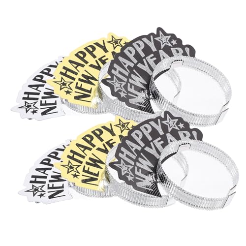 WEKAMOS 6 Stück Neujahrsparty-stirnband Frohes Neues Party-kit Silvester-party-accessoires Frohes Neues Jahr Kopfschmuck Partyhut Für Das Neue Jahr Partyhüte Für Das Neue Jahr Papier WEKAMOS 6 Stück Neujahrsparty-stirnband Frohes Neues Party-kit Silvester-party-accessoires Frohes Neues Jahr Kopfschmuck Partyhut Für Das Neue Jahr Partyhüte Für Das Neue Jahr Papier von WEKAMOS