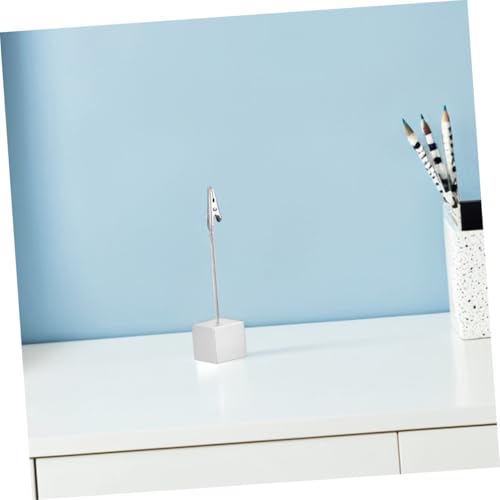 WEKAMOS 6 Stück Quadratische Metall kartenhalter mit Resin basis Stabile Memo Fotoclips für Büro Hochzeiten Partys Tischdekoration Platzsparend und Langlebig WEKAMOS 6 Stück Quadratische Metall kartenhalter mit Resin basis Stabile Memo Fotoclips für Büro Hochzeiten Partys Tischdekoration Platzsparend und Langlebig von WEKAMOS