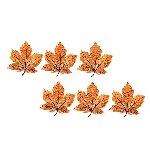 WEKAMOS 6 Stück Teiliges Ahornblatt Applikations Bestickte Bügelflicken für Kleidung Herbstliche Stoffaufnäher zum Aufnähen und Verzieren Strapazierfähig für DIY Modegestaltung WEKAMOS 6 Stück Teiliges Ahornblatt Applikations Bestickte Bügelflicken für Kleidung Herbstliche Stoffaufnäher zum Aufnähen und Verzieren Strapazierfähig für DIY Modegestaltung von WEKAMOS