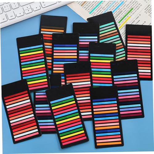WEKAMOS 6 Stück Teiliges Bunte Lesestreifen aus Pet Selbstklebend Haftnotizen für Annotation und Indexierung für Anfänger und Lesehilfen im Schul und Lernbereich WEKAMOS 6 Stück Teiliges Bunte Lesestreifen aus Pet Selbstklebend Haftnotizen für Annotation und Indexierung für Anfänger und Lesehilfen im Schul und Lernbereich von WEKAMOS
