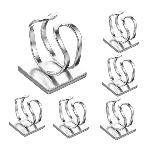 WEKAMOS 6 Stück Teiliges Edelstahl Ringrohlinge Verstellbar Langlebige Schmuckbasis für DIY Ringherstellung Eckige Bezel Trays für Cabochon Einlagen Leicht und Kompakt für Basteln WEKAMOS 6 Stück Teiliges Edelstahl Ringrohlinge Verstellbar Langlebige Schmuckbasis für DIY Ringherstellung Eckige Bezel Trays für Cabochon Einlagen Leicht und Kompakt für Basteln von WEKAMOS