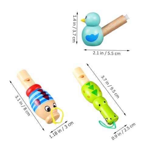 WEKAMOS 6 Stück Teiliges Holzpfeifen Lustige Tierpfeifen für Kindergeburtstag Mitgebsel Bunte Tröten für Jungen Mädchen Geschenk Spaß Partyzubehör WEKAMOS 6 Stück Teiliges Holzpfeifen Lustige Tierpfeifen für Kindergeburtstag Mitgebsel Bunte Tröten für Jungen Mädchen Geschenk Spaß Partyzubehör von WEKAMOS