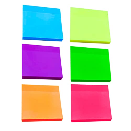 WEKAMOS 6 Stück Teiliges Selbstklebende Memo Pads Bunte Notizzettel für Schule Büro Wiederverwendbar Praktische Klebezettel Beschreibbar Vielseitig WEKAMOS 6 Stück Teiliges Selbstklebende Memo Pads Bunte Notizzettel für Schule Büro Wiederverwendbar Praktische Klebezettel Beschreibbar Vielseitig von WEKAMOS