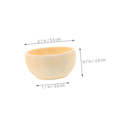 WEKAMOS 6 Stück Teiliges Unbemalte Holzschalen aus Natürlichem Holz Glatte Oberfläche Leichte DIY Bastel Schalen für Kreative Holzprojekte Kindgerechte Bastelmaterialien zur Individuellen WEKAMOS 6 Stück Teiliges Unbemalte Holzschalen aus Natürlichem Holz Glatte Oberfläche Leichte DIY Bastel Schalen für Kreative Holzprojekte Kindgerechte Bastelmaterialien zur Individuellen von WEKAMOS