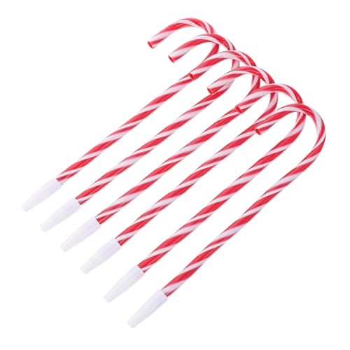 WEKAMOS 6 Stück Teiliges Weihnachts Stift Zuckerstangen Design Leichte Kunststoff Kugelschreiber mit Glatter Tinte Dekorative Schreibstifte für Schüler und Festliche Weihnachtsgeschenke WEKAMOS 6 Stück Teiliges Weihnachts Stift Zuckerstangen Design Leichte Kunststoff Kugelschreiber mit Glatter Tinte Dekorative Schreibstifte für Schüler und Festliche Weihnachtsgeschenke von WEKAMOS