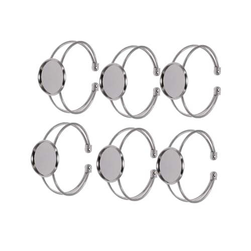 WEKAMOS 6 Stück Y Förmige Kupfer Armreifrohlinge für DIY Schmuckherstellung Verstellbare Armbandbasis aus Robustem Metall für Charms und Armbänder WEKAMOS 6 Stück Y Förmige Kupfer Armreifrohlinge für DIY Schmuckherstellung Verstellbare Armbandbasis aus Robustem Metall für Charms und Armbänder von WEKAMOS