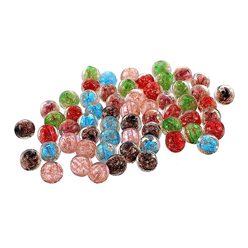 WEKAMOS 60 Stück Facettierte Glasperlen Leuchtend für Schmuckherstellung DIY Armbänder Halsketten Bastelperlen für Kreative Freundschaftsarmbänder und Dekorative Bastelprojekte von WEKAMOS