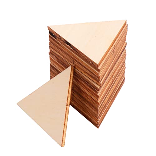 WEKAMOS 60 Stück Holz Dreieckige Bastelscheiben Unbearbeitete Holzstücke für DIY Projekte Glatte Oberflächen für Kunst und Dekoration für Partys und Kinderprojekte WEKAMOS 60 Stück Holz Dreieckige Bastelscheiben Unbearbeitete Holzstücke für DIY Projekte Glatte Oberflächen für Kunst und Dekoration für Partys und Kinderprojekte von WEKAMOS