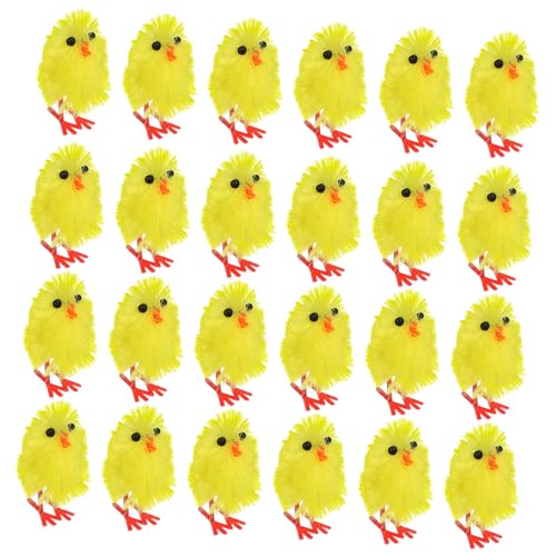 WEKAMOS 60 Stück Mini aus Realistische Dekoration für Ostern Partybedarf Süße Tischdeko Bastelmaterial von WEKAMOS