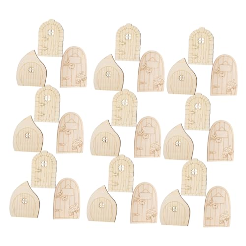 WEKAMOS 60 Stück Ornamente Dekor Für Baum Miniaturgärten Gebäude Puppenhaus Zubehör Unbemalte Feenhaustüren Puppenhaus Winzige Haustüren Holz Khaki WEKAMOS 60 Stück Ornamente Dekor Für Baum Miniaturgärten Gebäude Puppenhaus Zubehör Unbemalte Feenhaustüren Puppenhaus Winzige Haustüren Holz Khaki von WEKAMOS