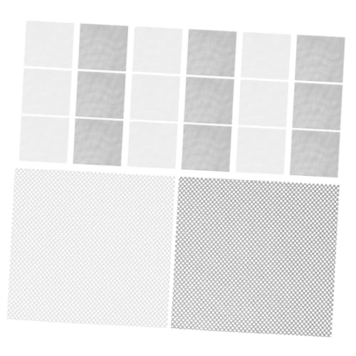 WEKAMOS 60 Stück Teiliges Augen Netzstoff für DIY Maskenherstellung Atmungsaktiv Zuschneidbar Vielseitig für Cosplay Fursuit und Kreative Kostümprojekte von WEKAMOS
