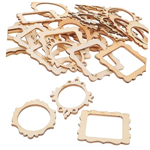 WEKAMOS 60 Stück Unbehandelte Holzscheiben DIY Holzanhänger Foto Rahmen Holzdekorationen Basteln Kreativset für Fenster Tür Garten Wohnzimmer Kinderhandwerk WEKAMOS 60 Stück Unbehandelte Holzscheiben DIY Holzanhänger Foto Rahmen Holzdekorationen Basteln Kreativset für Fenster Tür Garten Wohnzimmer Kinderhandwerk von WEKAMOS