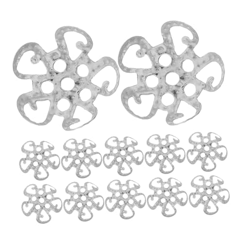 WEKAMOS 600 Stück Messing Blumen Perlenkappen Schmuckkugel Perlenkappe Runde Metall Perlenkappen Für Schmuckherstellung DIY Halsketten Blütenblatt WEKAMOS 600 Stück Messing Blumen Perlenkappen Schmuckkugel Perlenkappe Runde Metall Perlenkappen Für Schmuckherstellung DIY Halsketten Blütenblatt von WEKAMOS
