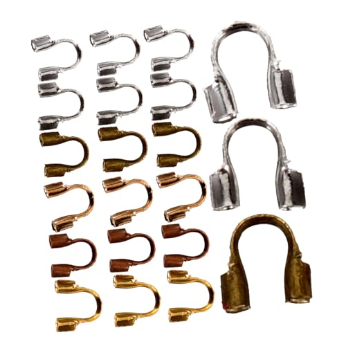 WEKAMOS 600 Stück U Förmige Drahtschutzperlen in Sechs Farben Offene Quetschperlen für Schmuckherstellung für Halsketten Armbänder Schlüsselanhänger und DIY Schmuckzubehör WEKAMOS 600 Stück U Förmige Drahtschutzperlen in Sechs Farben Offene Quetschperlen für Schmuckherstellung für Halsketten Armbänder Schlüsselanhänger und DIY Schmuckzubehör von WEKAMOS