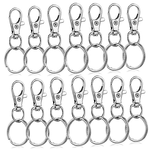 WEKAMOS 60Sätze Schlüsselanhänger Clips Drehbare Haken und Runde Ringe für Schlüsselbund Handtaschen und Geldbörsen Robustem Zinklegierungsmaterial für DIY Projekte WEKAMOS 60Sätze Schlüsselanhänger Clips Drehbare Haken und Runde Ringe für Schlüsselbund Handtaschen und Geldbörsen Robustem Zinklegierungsmaterial für DIY Projekte von WEKAMOS