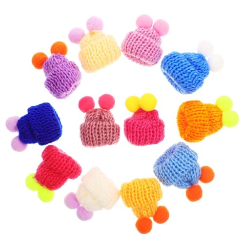 WEKAMOS 60Stücke Mini Strickmützen für DIY Projekte Puppenhüte aus Dekoration für Bastelarbeiten und Vielseitig Einsetzbar für Schmuckherstellung WEKAMOS 60Stücke Mini Strickmützen für DIY Projekte Puppenhüte aus Dekoration für Bastelarbeiten und Vielseitig Einsetzbar für Schmuckherstellung von WEKAMOS