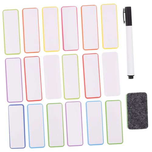 WEKAMOS 60Stücke Wiederverwendbare Magnetische Etiketten Bunte Beschreibbare Namensschilder für Whiteboards für Büro Schule und Zuhause Langlebige und Abwischbare Magnetstreifen WEKAMOS 60Stücke Wiederverwendbare Magnetische Etiketten Bunte Beschreibbare Namensschilder für Whiteboards für Büro Schule und Zuhause Langlebige und Abwischbare Magnetstreifen von WEKAMOS