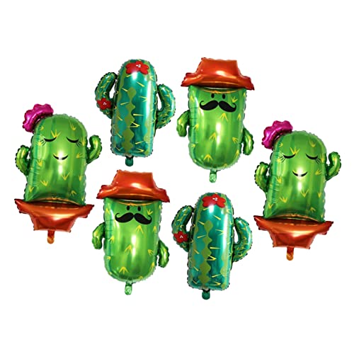 WEKAMOS 6Stücke Große Kaktus Luftballons Farbige Dekoration für Geburtstagsfeiern Babypartys Hochzeiten Sommerfeste Folienballons Kaktus Thema Partybedarf WEKAMOS 6Stücke Große Kaktus Luftballons Farbige Dekoration für Geburtstagsfeiern Babypartys Hochzeiten Sommerfeste Folienballons Kaktus Thema Partybedarf von WEKAMOS