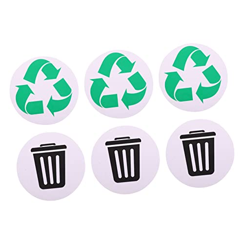 WEKAMOS 6Stücke Mülltrennung Aufkleber Selbstklebend für Mülleimer Recycling Labels für Biomüll Altpapier und Restmüll für Zuhause Büro und Plätze WEKAMOS 6Stücke Mülltrennung Aufkleber Selbstklebend für Mülleimer Recycling Labels für Biomüll Altpapier und Restmüll für Zuhause Büro und Plätze von WEKAMOS