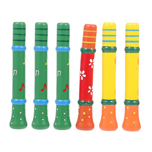 WEKAMOS 6Stücke Teiliges Holzpfeifen für Lustige Pfeifenspielzeuge Musikinstrumente Kindergarten Musizieren Farben Zufällig für Geburtstagsgeschenke WEKAMOS 6Stücke Teiliges Holzpfeifen für Lustige Pfeifenspielzeuge Musikinstrumente Kindergarten Musizieren Farben Zufällig für Geburtstagsgeschenke von WEKAMOS