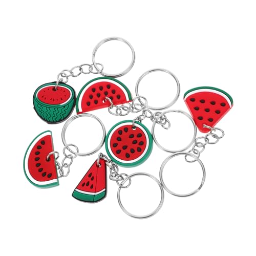 WEKAMOS 6Stücke Wassermelonen Schlüsselanhänger Anhänger Süße Wassermelonen Charm Taschen Hänger Partygeschenke Für Geburtstage Schlüsselanhänger Dekorationen von WEKAMOS