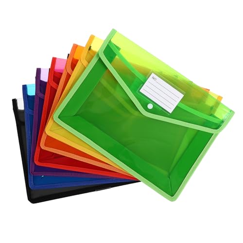 WEKAMOS 7 Stück Plastiktüte Knopfschnalle transparente Taste Aktentasche mit Knopf transparente Schreibwarentasche ordner Dateiumschläge für die Arbeit Briefmarken-Aufbewahrungstaschen pp WEKAMOS 7 Stück Plastiktüte Knopfschnalle transparente Taste Aktentasche mit Knopf transparente Schreibwarentasche ordner Dateiumschläge für die Arbeit Briefmarken-Aufbewahrungstaschen pp von WEKAMOS