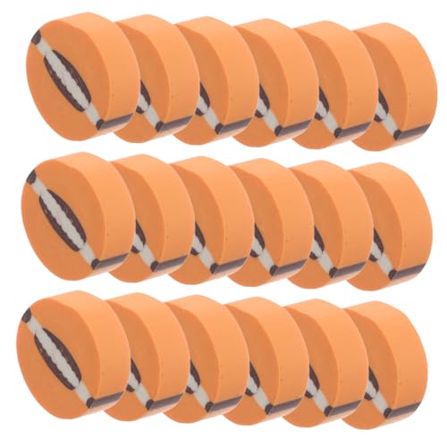 WEKAMOS 70 Stück Teiliges Kreative Mini Radiergummis Form Weiches Material Kinderfreundlich Buntes Fußball Design für Schule Zuhause und Reise Fördert Spielerisch Lernen und Farberkennung von WEKAMOS