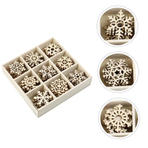 WEKAMOS 72 Stk. Teiliges Weihnachts Bastelset mit Fächern Mini Holzanhänger Schneeflocken DIY Holzdeko für Erwachsene und Praktische Aufbewahrung für Advents und Festtagsdekoration WEKAMOS 72 Stk. Teiliges Weihnachts Bastelset mit Fächern Mini Holzanhänger Schneeflocken DIY Holzdeko für Erwachsene und Praktische Aufbewahrung für Advents und Festtagsdekoration von WEKAMOS