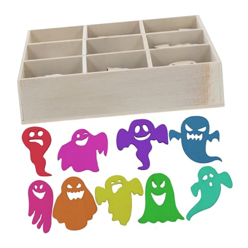 WEKAMOS 72 Stück Teiliges Halloween Holzdekoset mit Polierten Kanten Vielfältigen Spinnen und Kürbisformen DIY Holzanhänger in Praktischer Box für Bastelprojekte und Festliche Dekorationen WEKAMOS 72 Stück Teiliges Halloween Holzdekoset mit Polierten Kanten Vielfältigen Spinnen und Kürbisformen DIY Holzanhänger in Praktischer Box für Bastelprojekte und Festliche Dekorationen von WEKAMOS