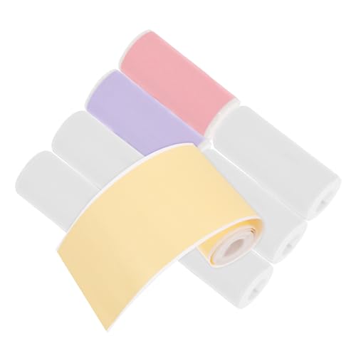 WEKAMOS 8 Rollen Farbiges Thermodrucker Papierrollen Selbstklebend Wasserfest Stark Haftend für Mini Etikettendrucker Geeignet für Labeldrucker und Kleine Thermodrucker WEKAMOS 8 Rollen Farbiges Thermodrucker Papierrollen Selbstklebend Wasserfest Stark Haftend für Mini Etikettendrucker Geeignet für Labeldrucker und Kleine Thermodrucker von WEKAMOS