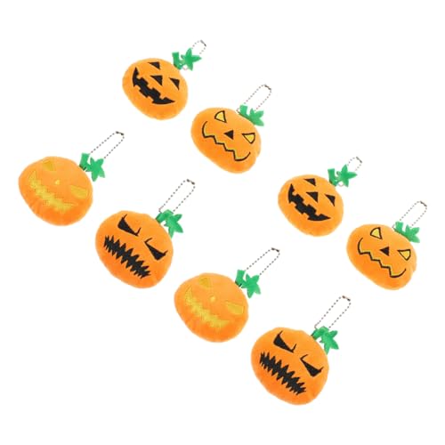 WEKAMOS 8 Stück Kürbis -gesichtsschlüsselkette Halloween -ornamente Kürbis-schlüsselanhänger -ornament Schlüsselzubehör Halloween -dekor Pp Baumwolle Orange WEKAMOS 8 Stück Kürbis -gesichtsschlüsselkette Halloween -ornamente Kürbis-schlüsselanhänger -ornament Schlüsselzubehör Halloween -dekor Pp Baumwolle Orange von WEKAMOS
