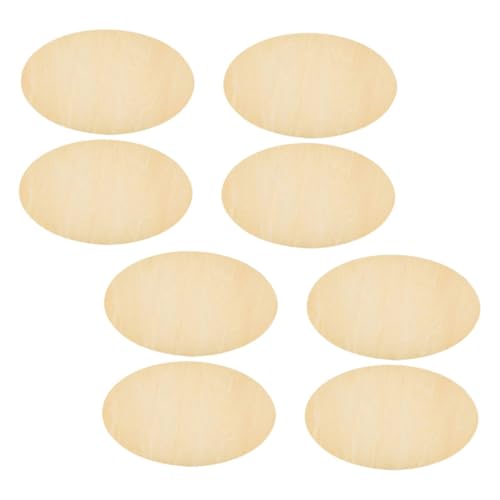 WEKAMOS 8 Stück Ovale Holzscheiben Unlackierte Holzplatten für Diy Malerei und Bastelprojekte für Dekorationen und Gestaltung WEKAMOS 8 Stück Ovale Holzscheiben Unlackierte Holzplatten für Diy Malerei und Bastelprojekte für Dekorationen und Gestaltung von WEKAMOS
