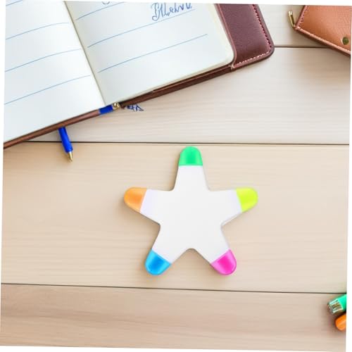WEKAMOS 8 Stück Teiliges Bunte Sternform Marker Stifte mit Fluoreszierenden Farben Ergonomisch Handfreundlich für Notizen Planer Zeichnungen Basteln Kreative Highlights für Schüler Lehrer WEKAMOS 8 Stück Teiliges Bunte Sternform Marker Stifte mit Fluoreszierenden Farben Ergonomisch Handfreundlich für Notizen Planer Zeichnungen Basteln Kreative Highlights für Schüler Lehrer von WEKAMOS