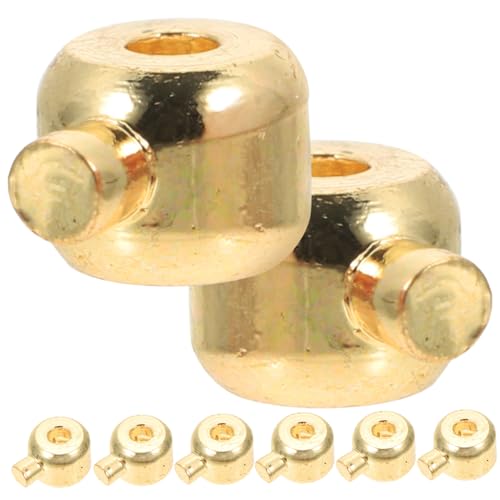 WEKAMOS 8 Stück Teiliges DIY Schmuckverschluss Gold für Armband und Halskettenherstellung Langlebige Leichte Verbindungsclips für Bastelperlen und Charms Installieren und Austauschbar WEKAMOS 8 Stück Teiliges DIY Schmuckverschluss Gold für Armband und Halskettenherstellung Langlebige Leichte Verbindungsclips für Bastelperlen und Charms Installieren und Austauschbar von WEKAMOS