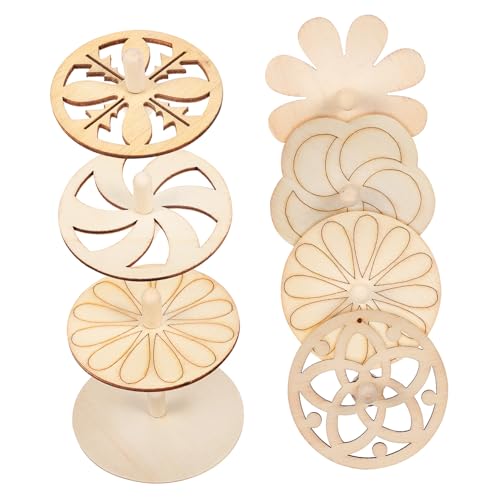 WEKAMOS 8 Stück Teiliges Holzkreisel mit Verschiedenen Designs Unbemalt Leichte Gyroskop Spielzeuge für Party Mitgebsel Pädagogisches Balancierspielzeug für Familie WEKAMOS 8 Stück Teiliges Holzkreisel mit Verschiedenen Designs Unbemalt Leichte Gyroskop Spielzeuge für Party Mitgebsel Pädagogisches Balancierspielzeug für Familie von WEKAMOS