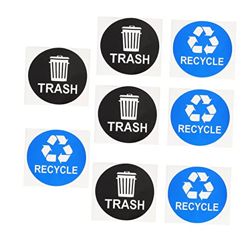 WEKAMOS 8 Stück Teiliges Mülltonnen Aufkleber PVC Recycling Abfallbehälter Etiketten für Müllklassifizierung und Abfalltrennung Selbstklebend Geeignet für Glatte Oberflächen Wie Glas und WEKAMOS 8 Stück Teiliges Mülltonnen Aufkleber PVC Recycling Abfallbehälter Etiketten für Müllklassifizierung und Abfalltrennung Selbstklebend Geeignet für Glatte Oberflächen Wie Glas und von WEKAMOS