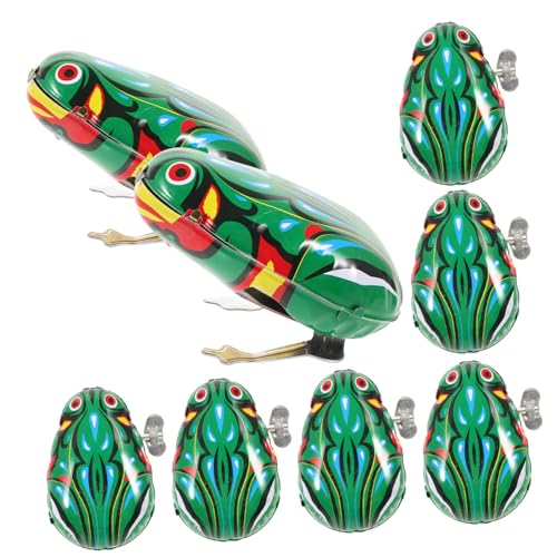 WEKAMOS 8 Stück Teiliges Spielzeugset mit Aufziehbaren Tierfiguren Froschspielzeuge für Fördert die Entwicklung und Mitgebsel oder für Jungen von WEKAMOS