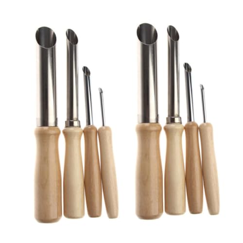 WEKAMOS 8 Stück Teiliges Töpferwerkzeug Lochstanzen und Holzgriff Runde Tonlochschneider für Tonskulpturen Präzise Modellierwerkzeuge für Professionelles und Anfänger Töpfern WEKAMOS 8 Stück Teiliges Töpferwerkzeug Lochstanzen und Holzgriff Runde Tonlochschneider für Tonskulpturen Präzise Modellierwerkzeuge für Professionelles und Anfänger Töpfern von WEKAMOS