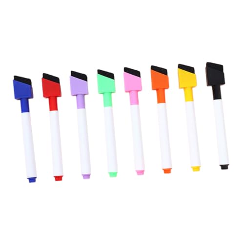 WEKAMOS 8 Stück Teiliges Trocken Abwischbarer Whiteboard Marker Bunt Flüssiggleitend Farbige Radierbare Whiteboardstifte für Büro Schule und Präsentationen Langlebig und Bruchfest WEKAMOS 8 Stück Teiliges Trocken Abwischbarer Whiteboard Marker Bunt Flüssiggleitend Farbige Radierbare Whiteboardstifte für Büro Schule und Präsentationen Langlebig und Bruchfest von WEKAMOS