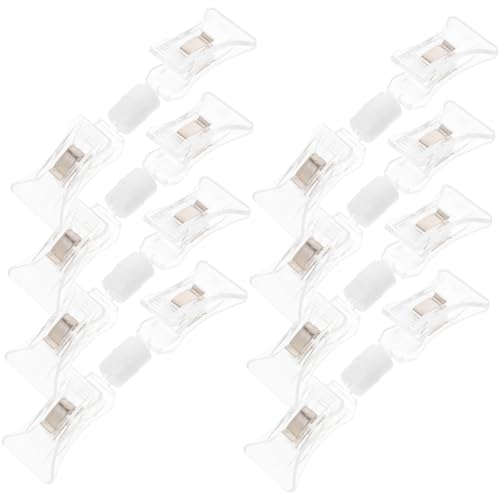 WEKAMOS 8 Stück Werbeclip Kleiner Schildhalter Kleiderständer Zum Aufstecken Auf Schilderhalter Clip Zum Aufhängen Des Schildes Schilderclips Zur Anzeige Herstellerclips Metall Transparent WEKAMOS 8 Stück Werbeclip Kleiner Schildhalter Kleiderständer Zum Aufstecken Auf Schilderhalter Clip Zum Aufhängen Des Schildes Schilderclips Zur Anzeige Herstellerclips Metall Transparent von WEKAMOS
