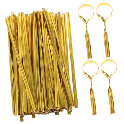 WEKAMOS 800 Stk. Goldene Twist Ties Stabile Geschenkverpackungsbänder für Süßigkeiten und Geschenktüten Einfach zu Binden Fest Haltend Glänzend für Party und Festtagsdekoration WEKAMOS 800 Stk. Goldene Twist Ties Stabile Geschenkverpackungsbänder für Süßigkeiten und Geschenktüten Einfach zu Binden Fest Haltend Glänzend für Party und Festtagsdekoration von WEKAMOS