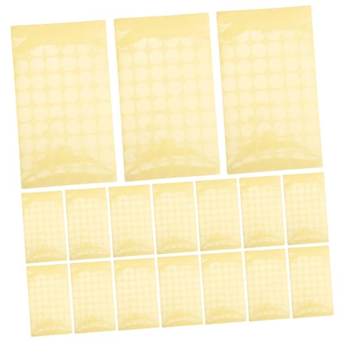 WEKAMOS 84 Blatt Transparente Runde PVC Klebeetiketten Stark Selbstklebende Rundaufkleber für Lebensmittelbeutel Umschläge und Kleine Verpackungen Vielseitig und Zuverlässig zum Versiegeln von WEKAMOS