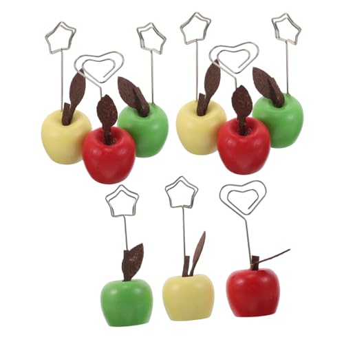 WEKAMOS 9 Stück Teiliges Memo Clip aus Langlebigem Holz in Farbenfrohem Candy Apfel Design Stabiler Kartenhalter für Fotos Namenskarten und Notizen für Büro und Schreibtischdekoration WEKAMOS 9 Stück Teiliges Memo Clip aus Langlebigem Holz in Farbenfrohem Candy Apfel Design Stabiler Kartenhalter für Fotos Namenskarten und Notizen für Büro und Schreibtischdekoration von WEKAMOS