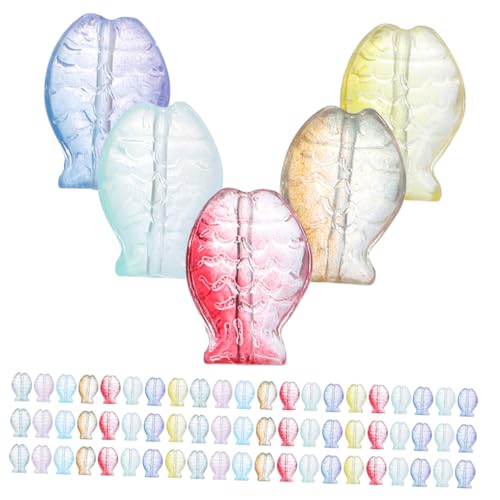 WEKAMOS 90 Stück Teiliges Fish Glass Beads Bunte Glasperlen für DIY Armbänder und Anhänger Facettierte Kleine Perlen für Schmuckherstellung und Kreative Bastelprojekte WEKAMOS 90 Stück Teiliges Fish Glass Beads Bunte Glasperlen für DIY Armbänder und Anhänger Facettierte Kleine Perlen für Schmuckherstellung und Kreative Bastelprojekte von WEKAMOS