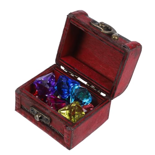 WEKAMOS Acryl Edelstein Spielset Teilig Bunte Perlen Schmuck Edelsteine für Kreatives DIY Handwerkszubehör Sensorisches von WEKAMOS