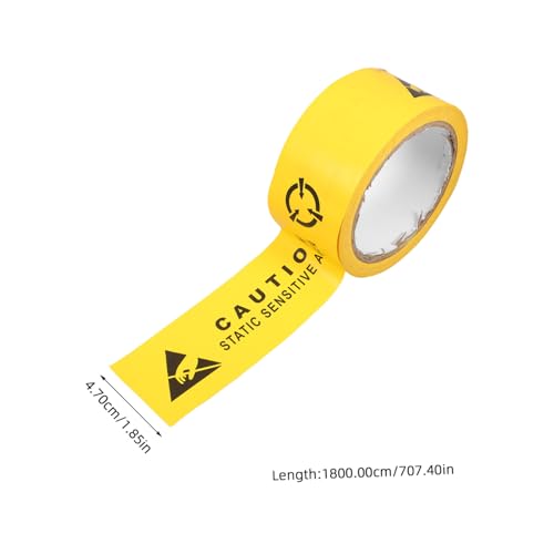 WEKAMOS Anti statisch Warnband Selbstklebendes Absperrband für Bodenmarkierung Stabile Materialien Einfache Installation Statische Elektrizitätsprävention für Sicherheits WEKAMOS Anti statisch Warnband Selbstklebendes Absperrband für Bodenmarkierung Stabile Materialien Einfache Installation Statische Elektrizitätsprävention für Sicherheits von WEKAMOS