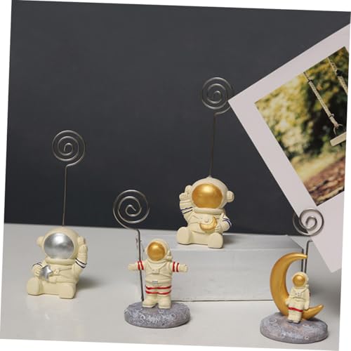 WEKAMOS Astronaut Visitenkartenhalter Kreativer Foto Memoclip für Büro Schreibtisch Zuhause Party Dekoration Stabiler Notizhalter für Fotos Namenskarten und Papiere WEKAMOS Astronaut Visitenkartenhalter Kreativer Foto Memoclip für Büro Schreibtisch Zuhause Party Dekoration Stabiler Notizhalter für Fotos Namenskarten und Papiere von WEKAMOS